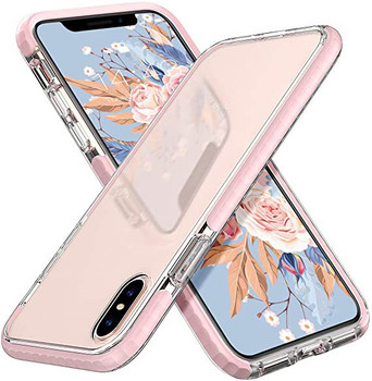 For iPhone XS Max Skinny Bumper Case Pink