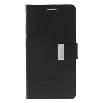 For Samsung Galaxy S10E Rich Diary Case Black