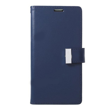 For Samsung Galaxy S10 Plus Rich Diary Case Blue