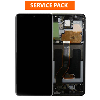 LCD Assembly for Samsung Galaxy S20 Plus (Black) Touch Screen Replacement (Service pack)