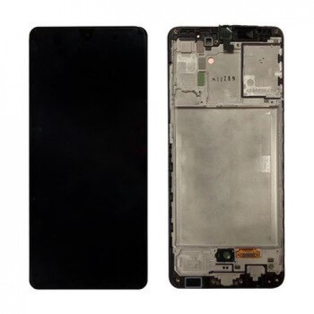 LCD Assembly for Samsung Galaxy A31 2020 (Black) Touch Screen Replacement with Frame