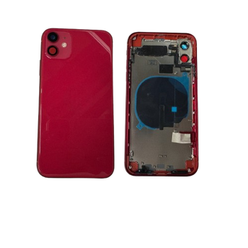 For iPhone 11 Back Housing With Small Parts (Red)