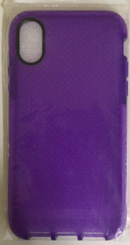 For iPhone X/XS Tech 21 Without Logo Purple