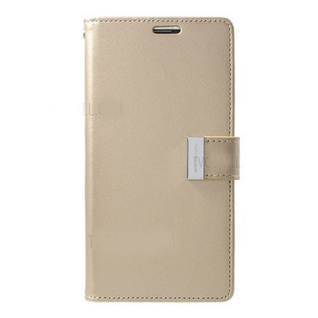 For Samsung Galaxy S10 Plus Rich Diary Case Gold