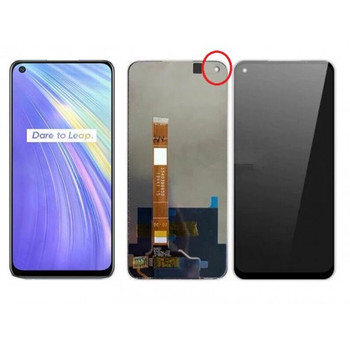 For Realme 6 / Realme 7 LCD and Touch Screen Assembly (Black)