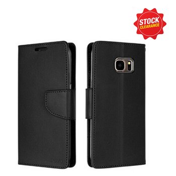 For Samsung Galaxy J7 J710 Mercury Fancy Diary Case Black