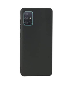 For Samsung Galaxy A71 Back Cover Black
