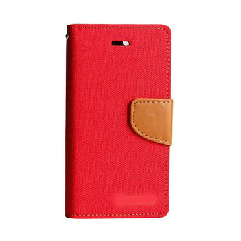 For iPhone 14 Mercury Diary Case Red