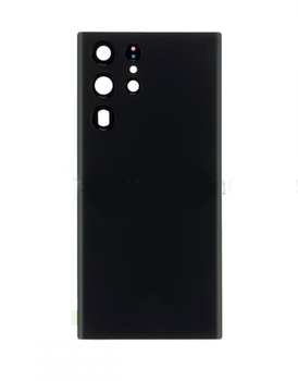 For Samsung S22 Ultra Back Cover Black (No Lens)