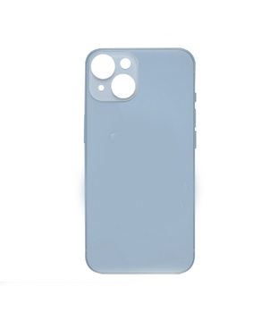 For iPhone 14 Back Cover Glass (Blue)