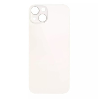 For iPhone 13 Back Cover Glass with Big Camera Hole (Starlight)