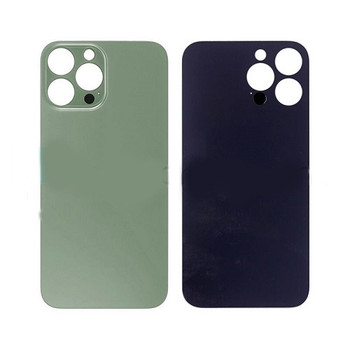 For iPhone 13 Pro Max Back Cover Glass with Big Camera Hole (Green)