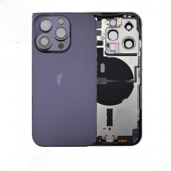 For iPhone 14 Pro Back Housing With Small Parts (Purple)