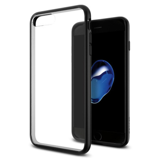 Mercury Happy Bumper Transparent Phone Cover for iPhone 6/6S Plus Phone (Black)