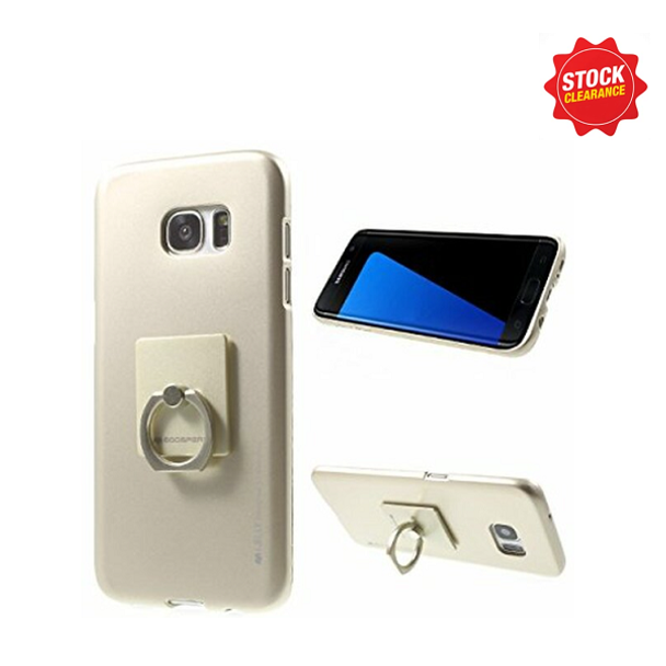 For Samsung Galaxy S7  Mercury Gold Ring 2 Case Gold