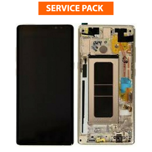 LCD Assembly for Samsung Galaxy Note 8 (Gold) Touch Screen Replacement