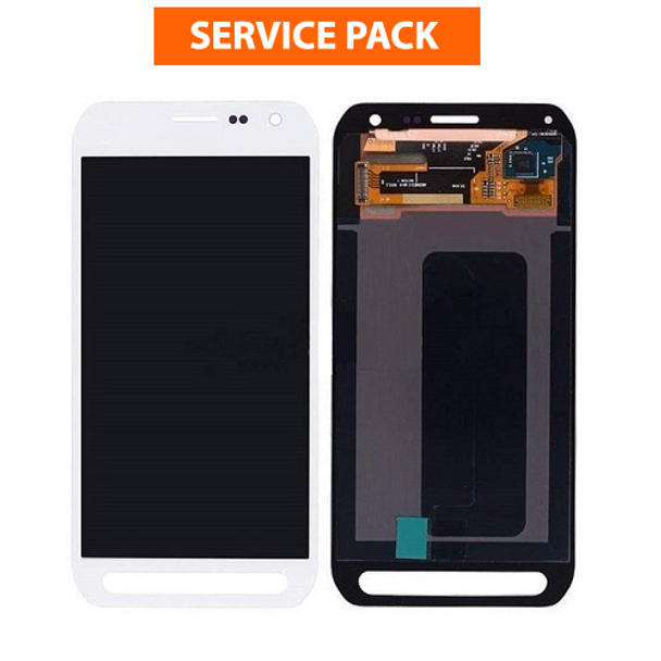 LCD Assembly for Samsung Galaxy S6 2015 (White) Touch Screen Replacement (Service Pack)