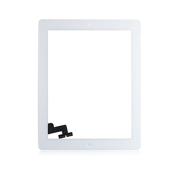 iPad 2 (White) Touch Screen Replacement with Home Button Assembly and Adhesive Tape