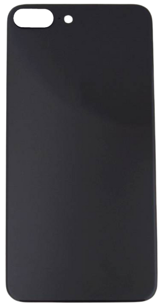 For iPhone 8 Plus Back Cover Black