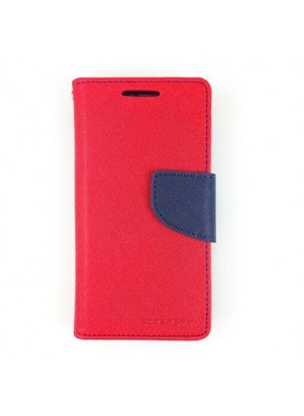 For Samsung Galaxy S9 Plus Mercury Canvas Diary Case Red