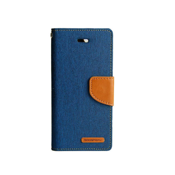 For iPhone XS Max Mercury Canvas Diary Blue