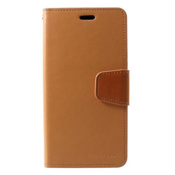 For iPhone XR Sonata Diary Case Brown