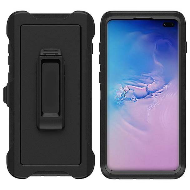 For Samsung Galaxy S10 Plus Outerbox Defender Case Black