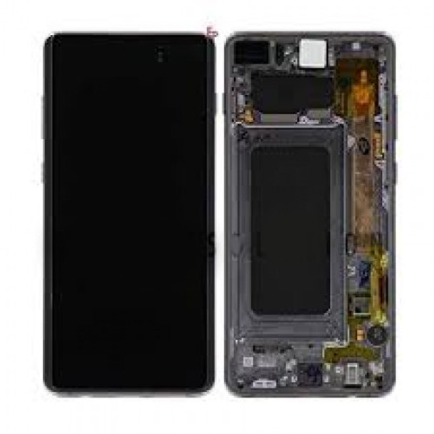 LCD Assembly for Samsung Galaxy S10 (White) Touch Screen Replacement Refurb