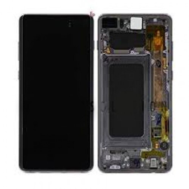 LCD Assembly for Samsung Galaxy S10 Plus (Black) Touch Screen Replacement Refurb