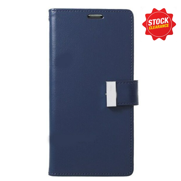 For Samsung Galaxy S10E Rich Diary Case Blue