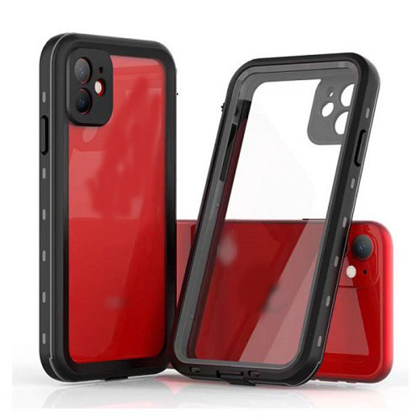 For iPhone 12 Red Pepper Case Black