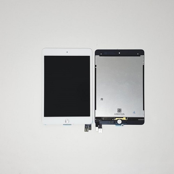 iPad Mini 5th Gen LCD Screen Replacement (White) Touch Screen Replacement Assembly with Proximity Sensor