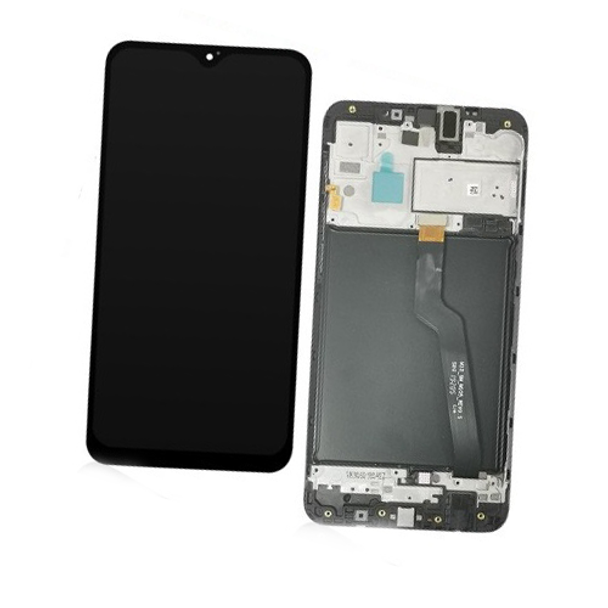 LCD Assembly for Samsung Galaxy A10 (Black) Touch Screen Replacement with Frame
