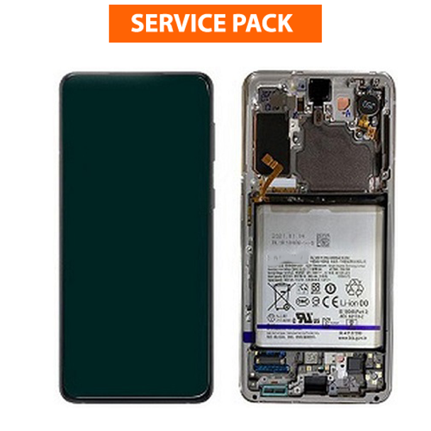 LCD Assembly for Samsung Galaxy S21 Ultra in Western Australia (Silver) Touch Screen Replacement (Service Pack)