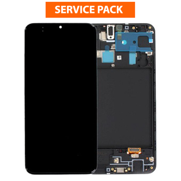 LCD Assembly for Samsung Galaxy A20E 2019 (Black) Touch Screen Replacement (Service Pack)