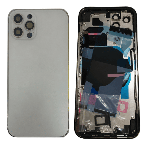 For iPhone 12 Pro Back Housing Silver