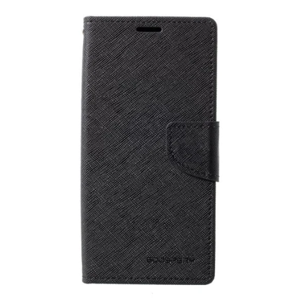 For Samsung Galaxy S10 Plus Mercury Fancy Diary Case Black