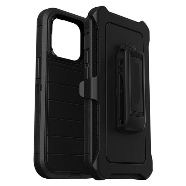 For iPhone 14 Pro Outer Defender Black