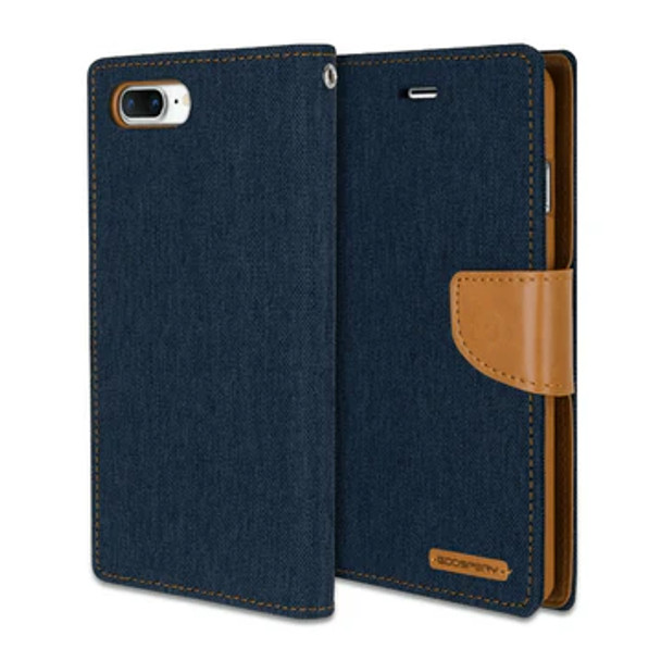 For iPhone 7/8 Mercury Diary Case Blue