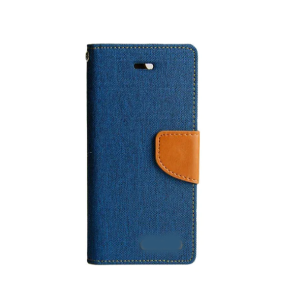 For iPhone 14 Pro Mercury Diary Case Dark Blue