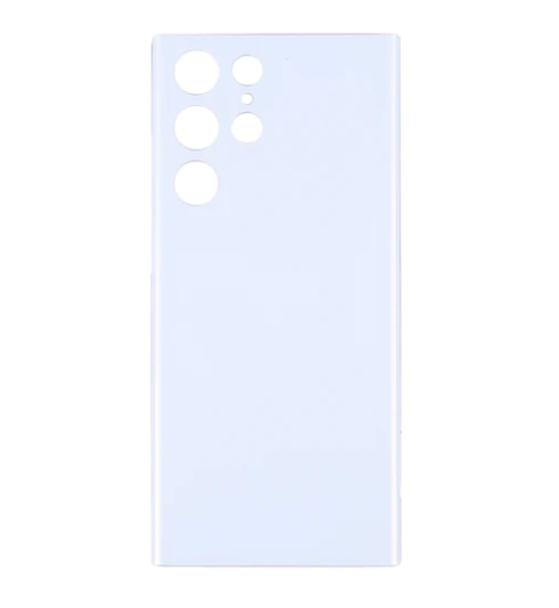 For Samsung Galaxy S22 Ultra Back Cover White (No lens)