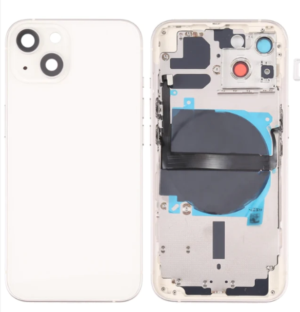 For iPhone 13 Back Housing White