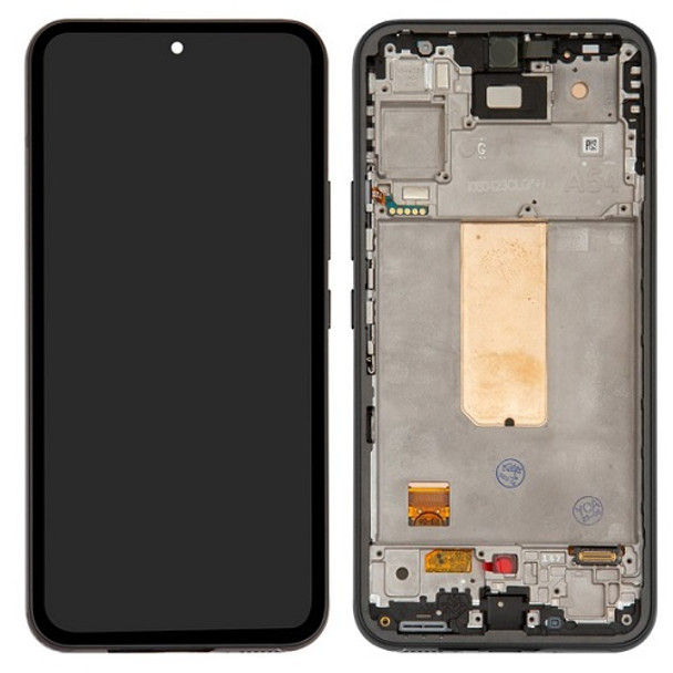 For Samsung Galaxy A54 5G LCD and Touch Screen Assembly With Frame (Black)