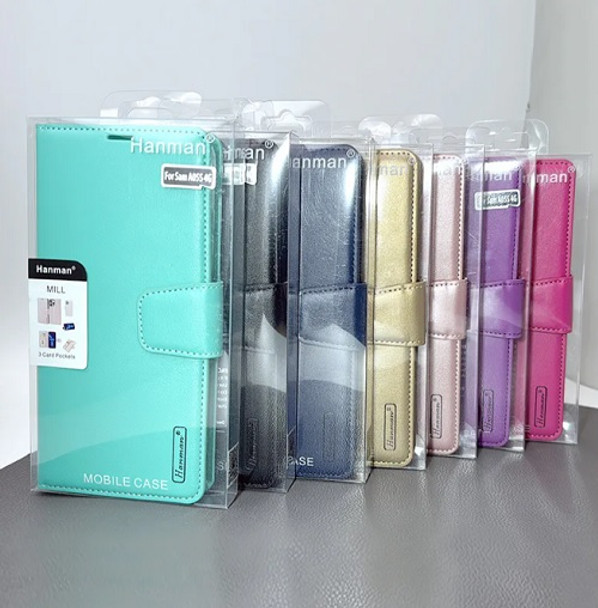 For iPhone 17 Air Hanman Wallet Case Black