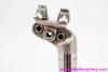 1950's STEEL Campagnolo Gran Sport Seatpost: 25.0mm - 2nd Year 1957 - Chrome - RARE