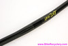 NIB/NOS High Zoot USA Carbon Flat Bars: 107g!  Vintage 1990's Boutique - Turquoise Plugs - SUPERLIGHT - 25.4mm Handlebar