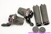 SRAM X0 10 Speed Grip Shifters: 2x10 / 1x10 - Black/Red - Lock On Grips (Near Mint+)
