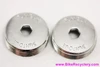 NOS Suntour Superbe Pro Crank Dust Caps: Chrome - 1980's / 1990's - Cyclone - Sprint - BMX - XC