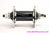 NOS Powerlite Precision Hex Nut Front Hub: 28H - Mid School BMX - Black - High Flange