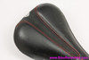 WTB Laser V Ti Saddle: Black Leather w/ Red Stitching - 1st Gen